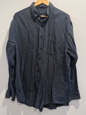 Brooks Brothers Vintage Woven in Italy Cotton Wool Blend Shirt